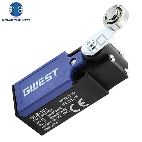 Gwest GLS-121 Dikey Metal Makaralı Limit Switch