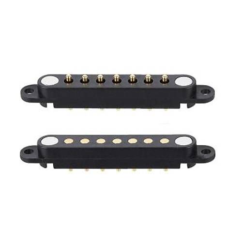 7-Pin 2.54mm Pogo Pin Manyetik Konnektör Takımı - Kulaklı