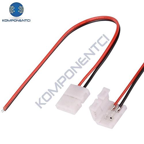 IC-272E-1 Kablolu Şerit Led Konektörü 2P 15cm