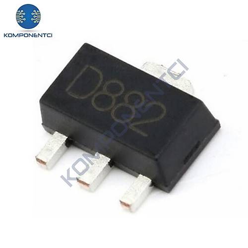 2SD882 SOT-89 3A 40V NPN Transistör