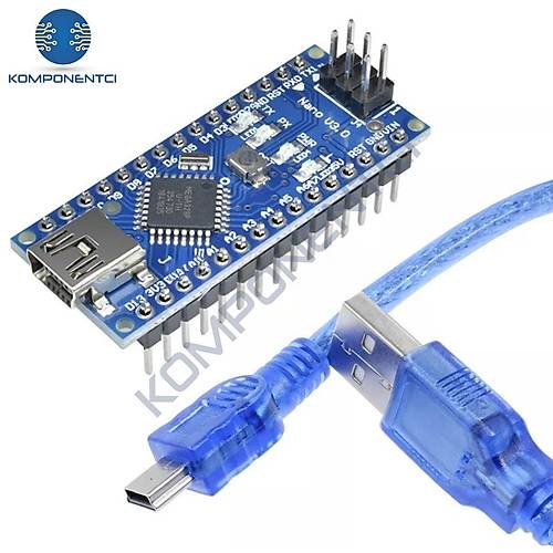 Arduino Nano 328 FT232 (Klon) - (USB Kablolu)