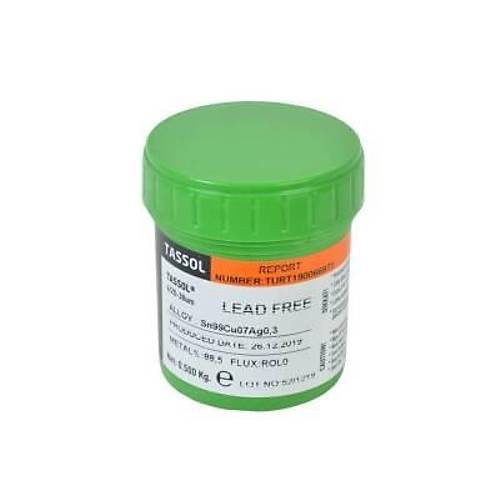 Tassol Kurşunsuz Krem Lehim 500gr (Sn99Cu07Ag0.3)