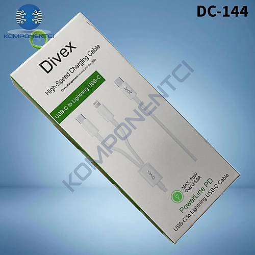 Divex 20W Type-C to Lightning & USB-C Hızlı Şarj Kablosu DC-144