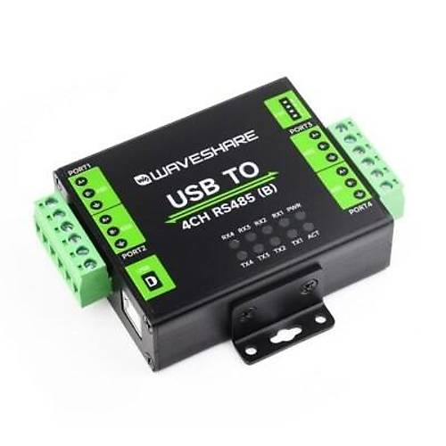 Endüstriyel USB'den 4 Kanallı RS485 Dönüştürücü (B) - CH344L Çip