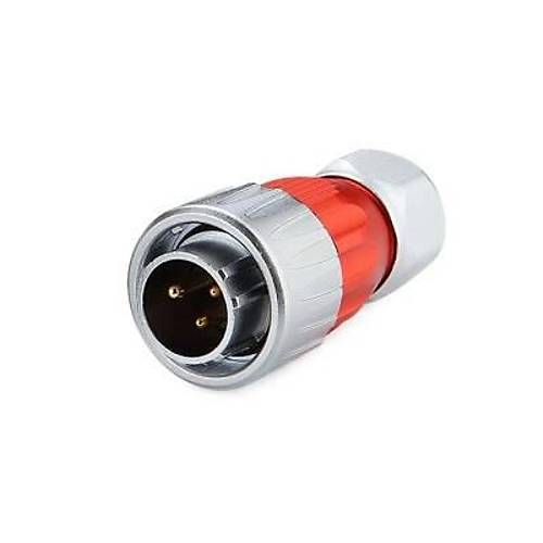 DH-20-C03PE-03-001 3-Pin Su Geçirmez Konnektör - Erkek