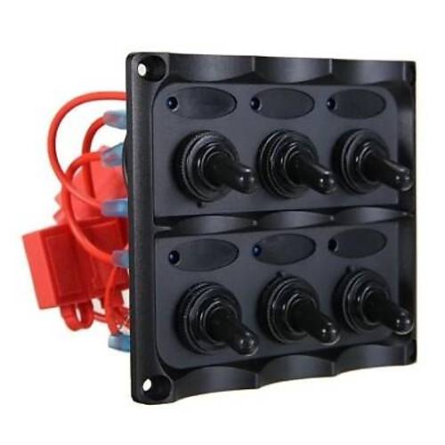 6'lı ON-OFF Toggle Switch Panel
