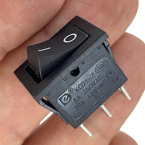 IC-125 Mini Işıksız Yaylı Anahtar Off-Mom 3P