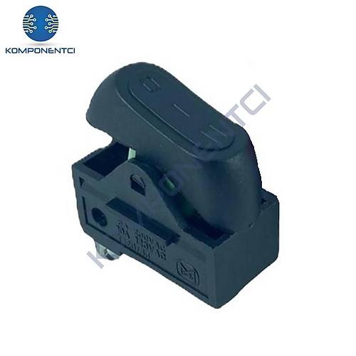 IC-209 Saç Kurutma Makinası Düğmesi Anahtarı 3P 0-1-2 Siyah