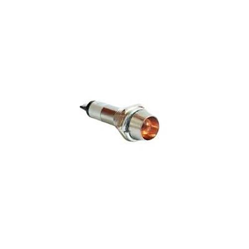 8mm 24V Metal Sinyal Lambası - Sarı