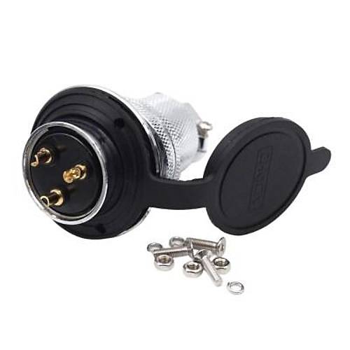 DF30 3 Pin 30mm Su Geçirmez Konnektör Takımı