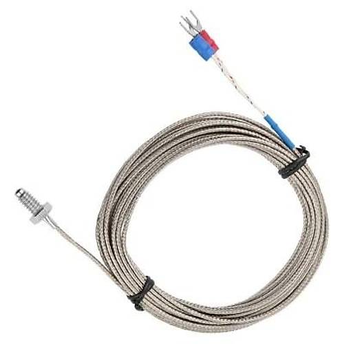 WRET-02 E-tip 0-400C M6 Termokupl - 2 Metre