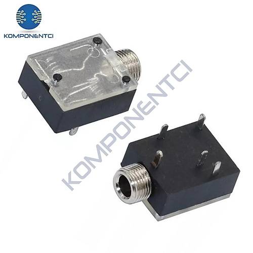 IC-259 Stereo Şase 3.5mm Jak Konnektör Somunlu