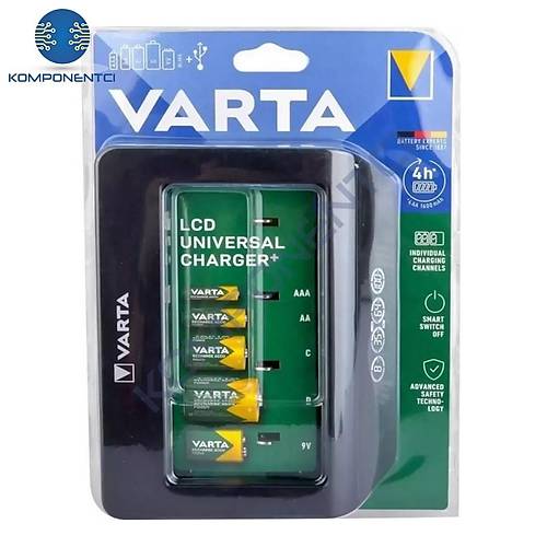 Varta 57688 LCD Universal USB Pil Şarj Cihazı