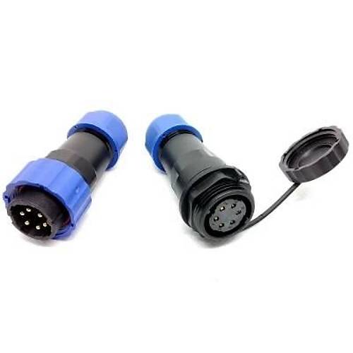 SD20 7 Pin 20mm Su Geçirmez Konnektör Takımı