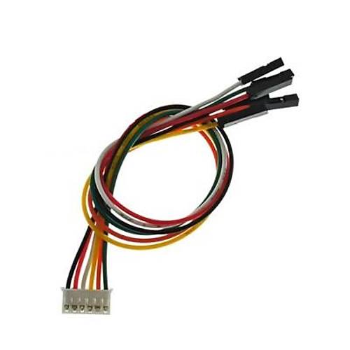 6-Pin PH 2.0mm Dişi - 2.54mm Dişi Dupont Dönüştürücü Kablo - 20cm