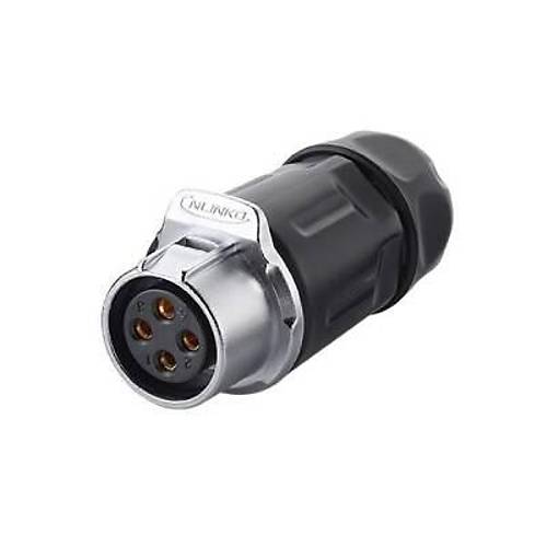 LP-20-J04PP-01-001 4-Pin Su Geçirmez Konnektör - Dişi