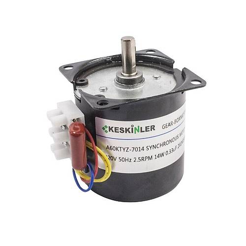 60-KTYZ 2.5RPM 14W AC Senkron Motor
