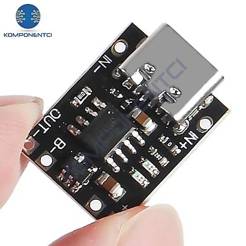 TP4056 Type-C 3.7V Mini Şarj Devresi Korumalı Mod