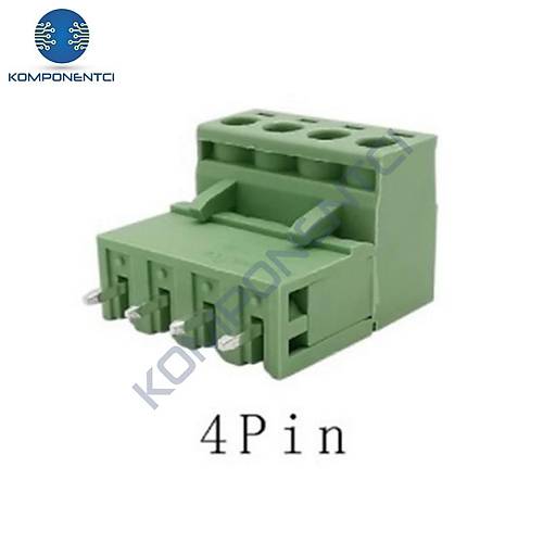 4 Pin 5.08mm Geçmeli 180C Takım Klemens
