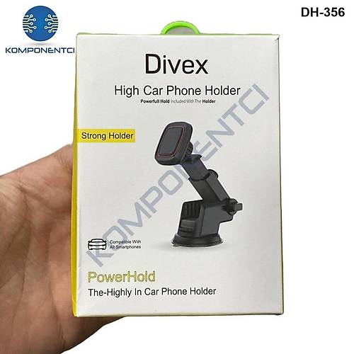 Divex Vantuzlu Araç İçi Telefon Tutacağı DH-356
