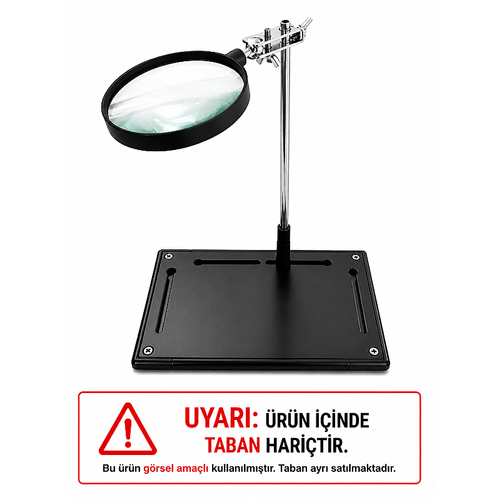 ZD-11P 3X OD90mm Büyüteçli Yardımcı El Mercek Aparatı - Tabansız