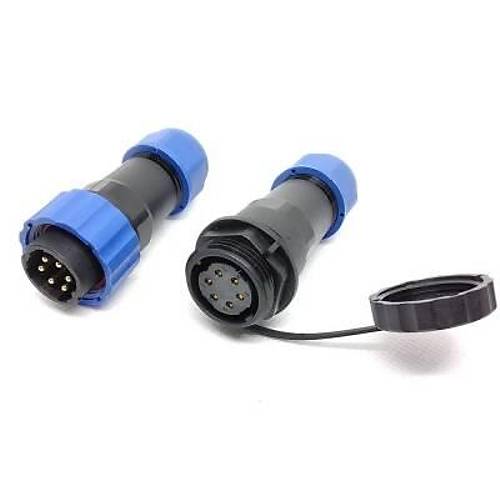 SD20 6 Pin 20mm Su Geçirmez Konnektör Takımı