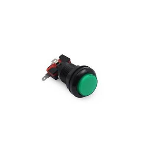 33mm 12V Işıklı Oyun Makinesi Butonu - Yeşil