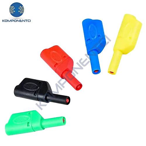 IC-238E Banana Jak Korumalı Uç 4mm CX-2074 Yeşil