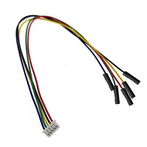 5-Pin JST 1.25mm Dişi - 2.54mm Dişi Dupont Dönüştürücü Kablo - 20cm