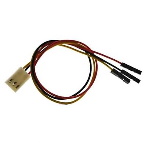 3-Pin KF2510 Dişi - 2.54mm Dişi Dupont Dönüştürücü Kablo - 20cm