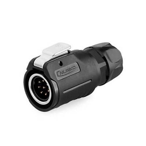 LP-16-C08PE-01-001 8-Pin Su Geçirmez Konnektör - Erkek
