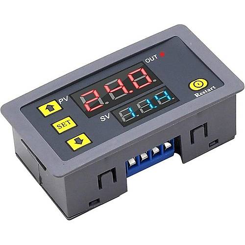 T3230 220V 20A Programlanabilir Dijital LED Ekranlı Zamanlayıcı Gecikme Rölesi