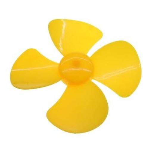 Plastik Pervane Ø100mm - Sarı