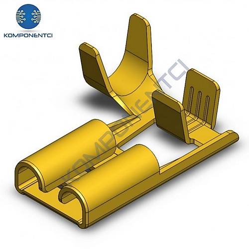 SF1D Mini Eğri 4.8mm Bayrak Dişi Faston Terminal 500 Adet