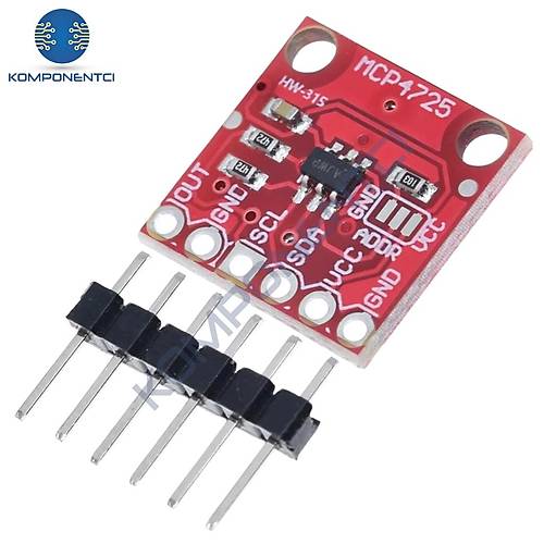MCP4725 I2C Haberleşmeli DAC Breakout Modülü