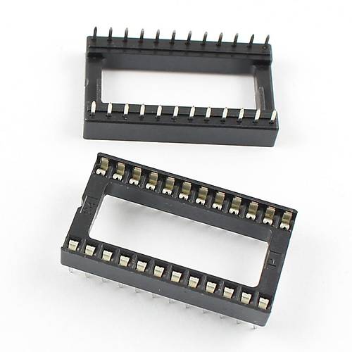24 Pin Entegre Soketi Geniş