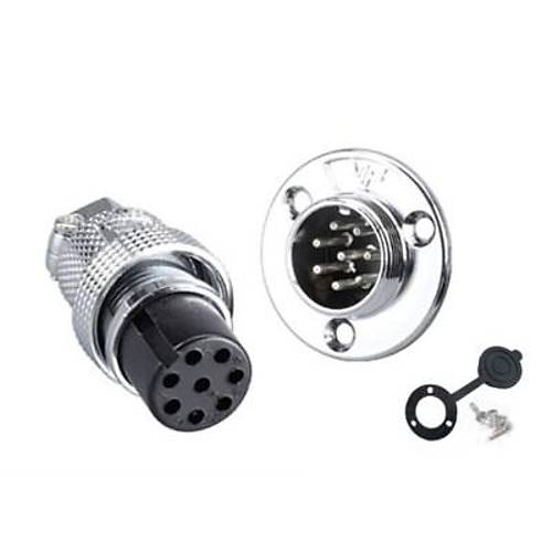 DF20 8 Pin 20mm Su Geçirmez Konnektör Takımı