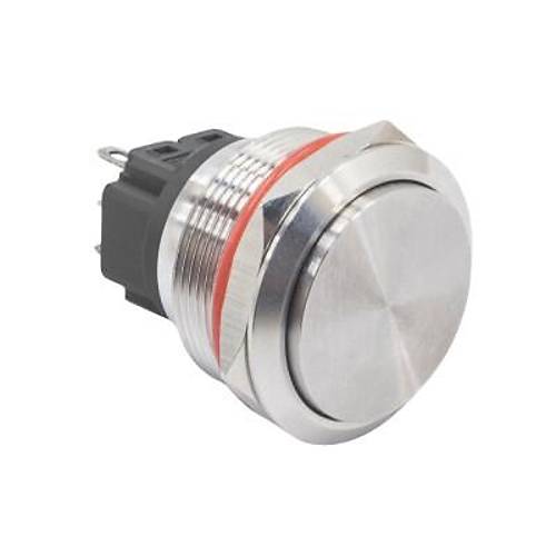 WD25B-G1 25mm Çıkık Yaylı Metal Buton