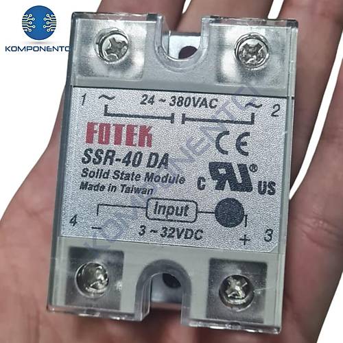 SSR-40DA SSR Solid State Röle 40A (Katı Hal Rölesi)