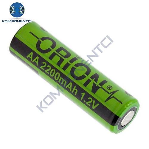Orion 1.2V Ni-Mh AA 2200mAh Şarj Edilebilir Kalem Pil