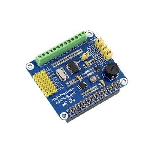 Raspberry Pi Yüksek Hassasiyetli AD/DA Genişletme Kartı