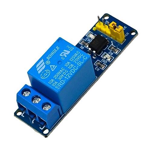 1 Kanal 12V Röle Kartı Optocoupler Korumalı