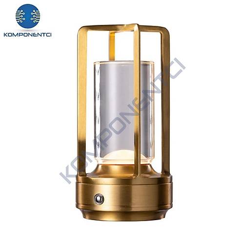 Cata Vegas Gold Şarjlı Masa Lambası CT-8439