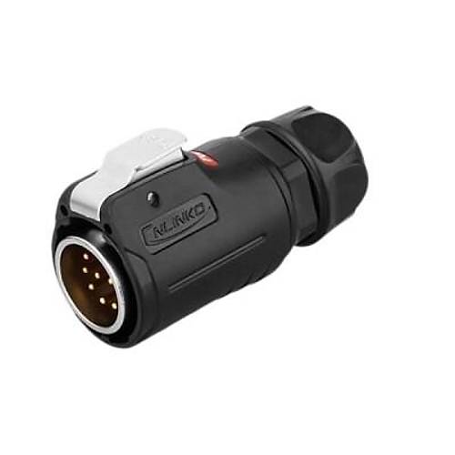 LP-24-C12PE-01-001 12-Pin Su Geçirmez Konnektör - Erkek
