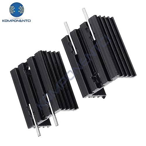 To-220 Metal Soğutucu Heatsink 15x10x20mm 2 Pin 1 Adet