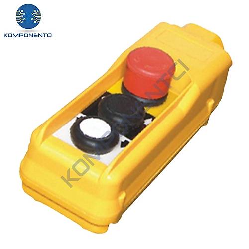 Gwest VKB-3 Acil Stoplu Tek Hızlı 3'lü Vinç Kumandası