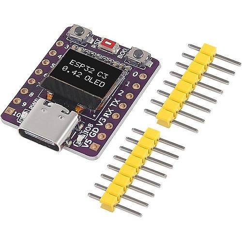 ESP32-C3 0.42 İnç OLED Modülü WiFi + Bluetooth ESP32 Geliştirme Kartı