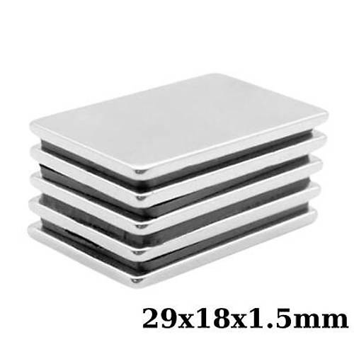 29x18x1.5mm Neodyum Güçlü Mıknatıs - Neodim Magnet