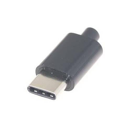 USB Erkek Type-C Tipi Kılıflı Soket
