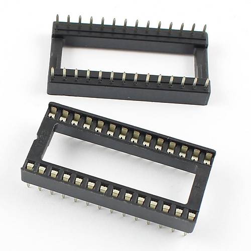 28 Pin Entegre Soketi Geniş